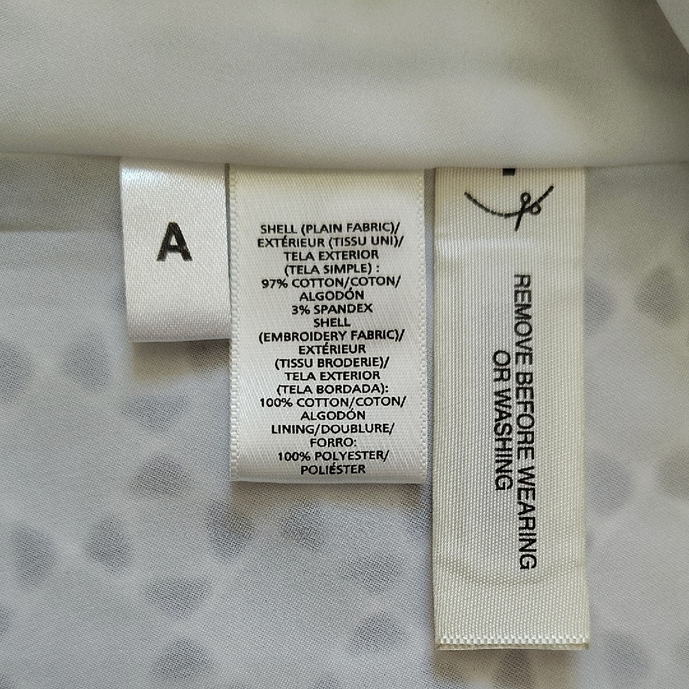 Ann Taylor White Eyelet Mini Dress - Picture 6 of 6